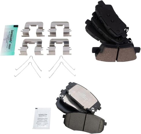 TRQ Brake Pads Ceramic متوافق مع 2019 Kia Forte in Saudi Arabia