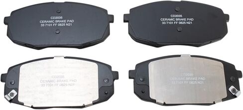 TRQ Brake Pads Ceramic متوافق مع 2019 Kia Forte in Saudi Arabia