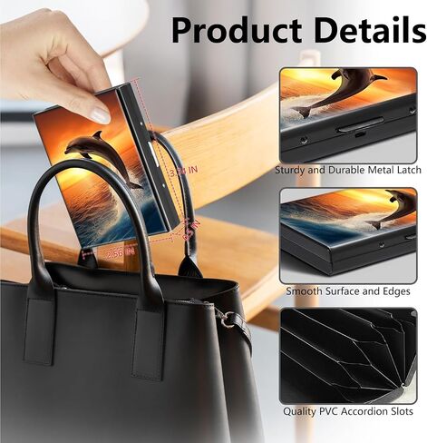 محفظة معدنية ، حامل بطاقة الائتمان للنساء الرجال ، رفيع النحيف من الألومنيوم محفظة RFID حامل بطاقة بطاقة الصلبة حالة بطاقة العمل الصغيرة حامل الحالة ، محفظة السفر ، غروب الشمس. in Kuwait
