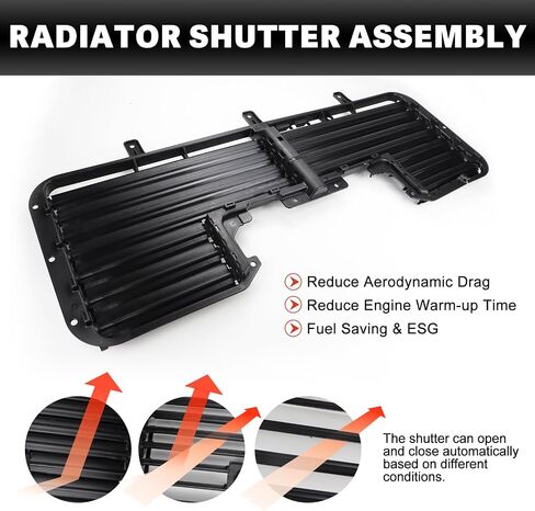 601-374 Radiator Shutter Assembly Compatible with Chevy Silverado 1500 2017-2019 GMC Sierra Chevrolet/GMC Models 84363184 23300225 in Saudi Arabia
