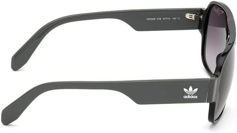Sunglasses Adidas Originals OR 0006 01B Shiny Black/Gradient Smoke Lenses in Saudi Arabia
