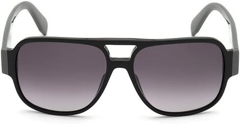 Sunglasses Adidas Originals OR 0006 01B Shiny Black/Gradient Smoke Lenses in Saudi Arabia