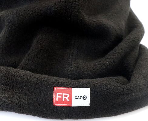 BOCOMAL FR Balaclava Flame Resistant 11oz Fleece Modacrylic Blend Winter Face Mask Hood Arc Rated One Size in Saudi Arabia