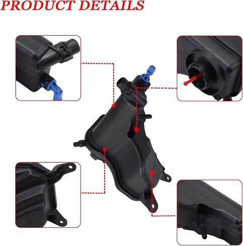 Engine Coolant Reservoir Tank & Sensor & Cap Repalces 17137567462 17137607482 17137640514 603-334, for BMW 118i 120i 125i 130i 135i 323i 325i 325xi 328i 328xi 330i 330xi 335i 335xi X1 Z4 in Saudi Arabia