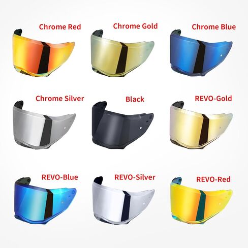 VCOROS Helmet Face Shield for Sedici Duale Mips Helmet Visor Mips Parlare For SEDICI Duale Forged Carbon Helmets Replacement (Chrome Red) in Saudi Arabia