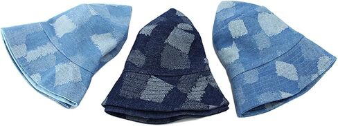 Denim Bucket Hats for Women Men Cute Jean Hat Packable Outdoor Sun Cap in Saudi Arabia
