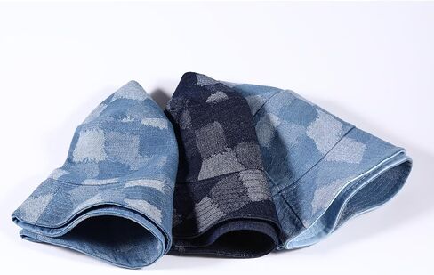 Denim Bucket Hats for Women Men Cute Jean Hat Packable Outdoor Sun Cap in Saudi Arabia