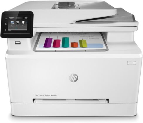 HP Color LaserJet Pro M283fdw Wireless All-in-One Laser Printer, Remote Mobile Print, Scan & Copy, Duplex Printing, Works with Alexa (7KW75A) in Saudi Arabia