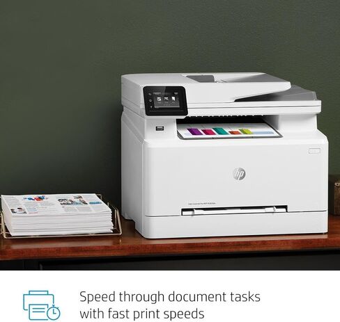 HP Color LaserJet Pro M283fdw Wireless All-in-One Laser Printer, Remote Mobile Print, Scan & Copy, Duplex Printing, Works with Alexa (7KW75A) in Saudi Arabia
