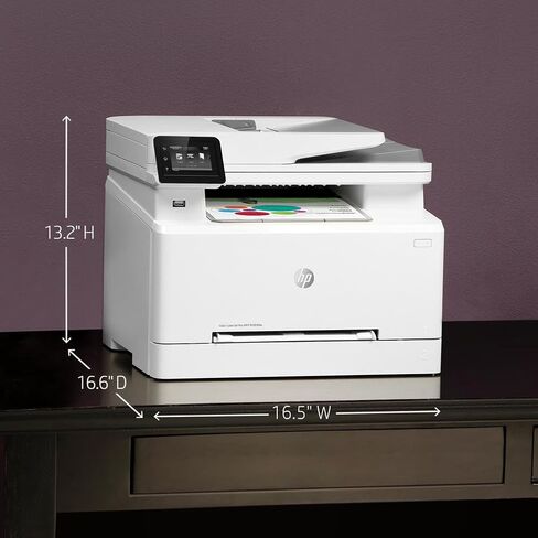 HP Color LaserJet Pro M283fdw Wireless All-in-One Laser Printer, Remote Mobile Print, Scan & Copy, Duplex Printing, Works with Alexa (7KW75A) in Saudi Arabia
