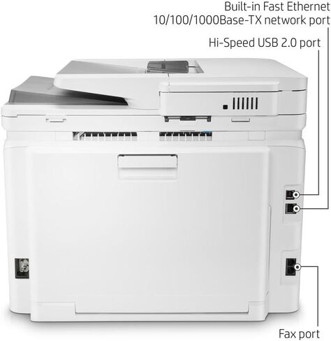 HP Color LaserJet Pro M283fdw Wireless All-in-One Laser Printer, Remote Mobile Print, Scan & Copy, Duplex Printing, Works with Alexa (7KW75A) in Saudi Arabia