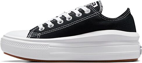 Converse Women's Gym Gymnastics Shoe, Black White White, 8.5 in Saudi Arabia