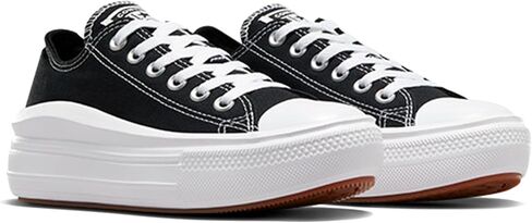 Converse Women's Gym Gymnastics Shoe, Black White White, 8.5 in Saudi Arabia