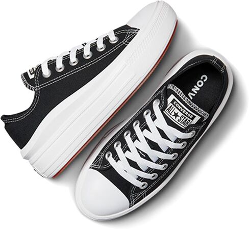 Converse Women's Gym Gymnastics Shoe, Black White White, 8.5 in Saudi Arabia