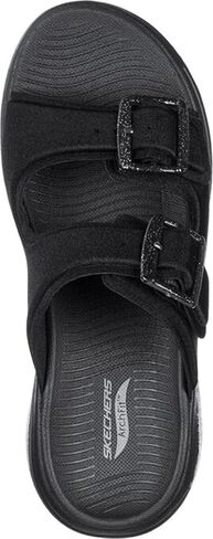 Skechers Go Walk Arch Fit Double Band Buckle Slide in Saudi Arabia