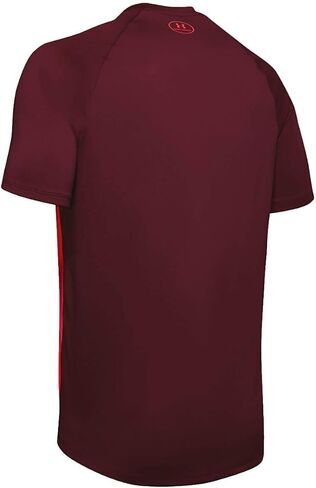 Under Armour Men's Tech 2.0 Emboss Short-Sleeve Training Workout T-Shirt , Cordova (615)/Beta , Medium in Saudi Arabia