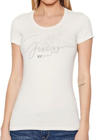GUESS Women's Ss Cn Chloe Tee in Saudi Arabia