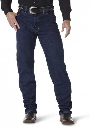 Wrangler Men's George Strait Cowboy Cut Original Fit Jean, Greyed Denim, 35W x 30L in Saudi Arabia