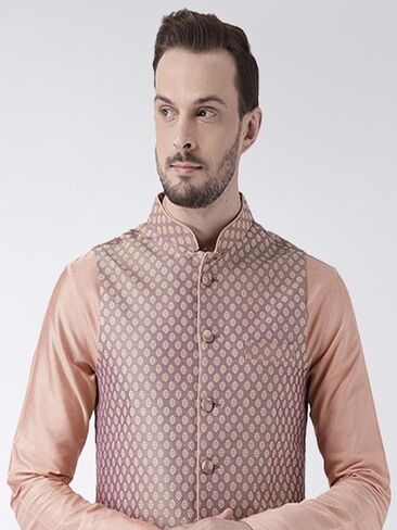 Men's Kurta with Elastic Dhoti Pants, Ethnic Indian Traditional Festive Wear in Saudi Arabia