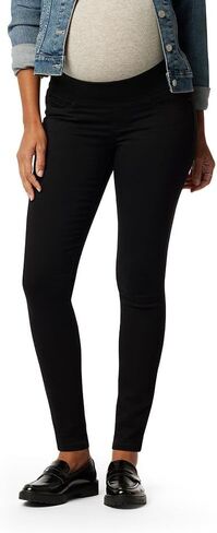 Signature by Levi Strauss & Co. Gold Label Women's Maternity Baby Bump Skinny Jeans, Noir-Waterless, Large, black in Saudi Arabia