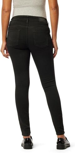 Signature by Levi Strauss & Co. Gold Label Women's Maternity Baby Bump Skinny Jeans, Noir-Waterless, Large, black in Saudi Arabia