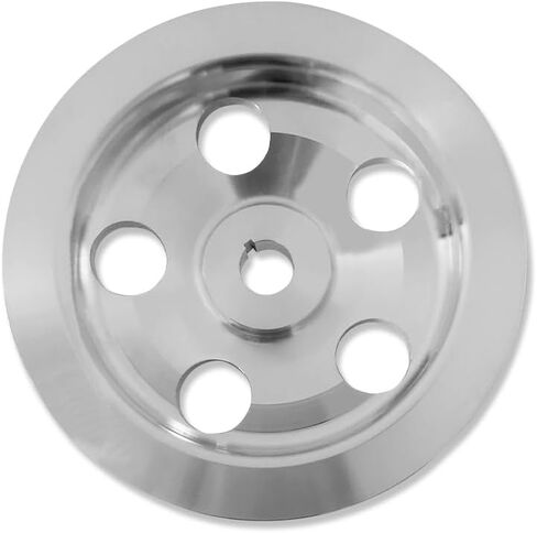 GM Power Steering Pump Pulley Keyway Single Groove For Chevy Oldsmobile Pontiac Cadillac 350 454 Polished Aluminum in Saudi Arabia
