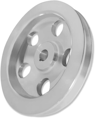 GM Power Steering Pump Pulley Keyway Single Groove For Chevy Oldsmobile Pontiac Cadillac 350 454 Polished Aluminum in Saudi Arabia