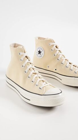 Converse Chuck Taylor All Star High Top Sneaker, Black (White Sole), Size 5.5 in Saudi Arabia
