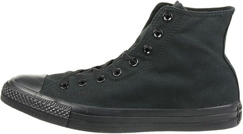 Converse Chuck Taylor All Star High Top Sneaker, Black (White Sole), Size 5.5 in Saudi Arabia