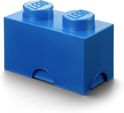 LEGO Blue Storage Box Brick 2 Bright, 2 Knobs in Saudi Arabia
