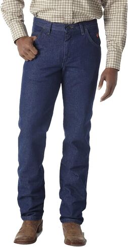 Wrangler FR47M Men's FR Flame Resistant Regular Fit Lightweight Denim Jeans - 44W x 32L in Saudi Arabia