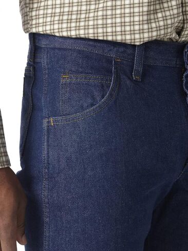 Wrangler FR47M Men's FR Flame Resistant Regular Fit Lightweight Denim Jeans - 44W x 32L in Saudi Arabia