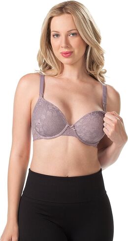 Leading Lady, Loving Moments Lace Nursing Bra, Underwire, One Hand Nursing Clasps, Fold-Down Cups, Everyday Bra in Saudi Arabia