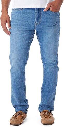 Fair Harbor The Ultra-Stretch Driftwood Denim –– Men's Straight-Fit Denim Pant, 30-Inch Inseam – Soft-Stretch, Authentic Wash in Saudi Arabia