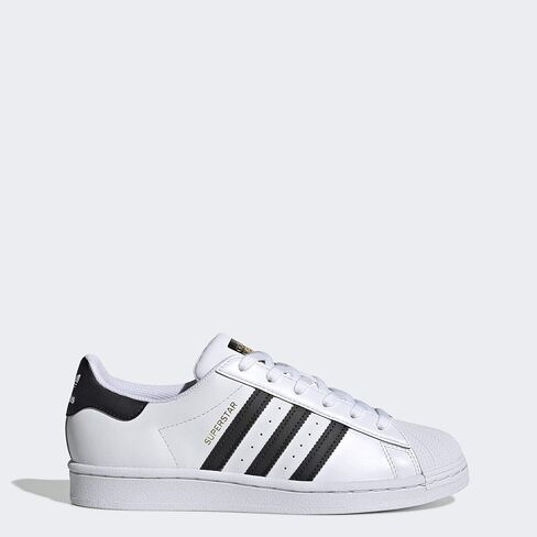 حذاء رياضي نسائي من adidas Originals Superstar، أسود/أبيض/أسود، 10 in Kuwait