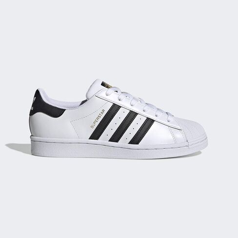 حذاء رياضي نسائي من adidas Originals Superstar، أسود/أبيض/أسود، 10 in Kuwait