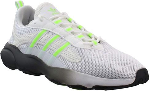 حذاء رياضي Haiwee للرجال من adidas Originals، FTWR أبيض/أخضر إشارة/أسود أساسي، 9 M US in Saudi Arabia