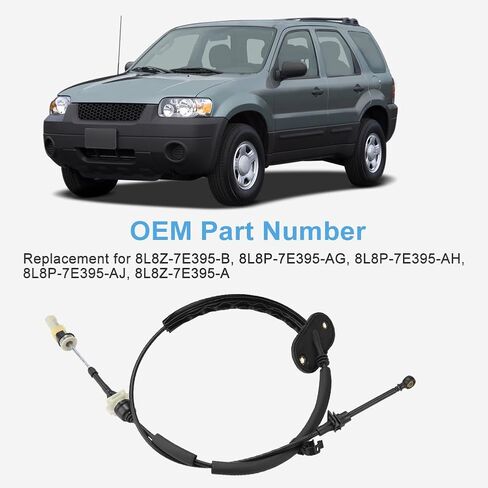 كبل تحول النقل الأوتوماتيكي متوافق مع فورد Escape Limited XLS XLT Sport Utility 4-Door 2.3L 3.0L V6 2008 استبدال رابط الكبلات Shift Shift in Saudi Arabia