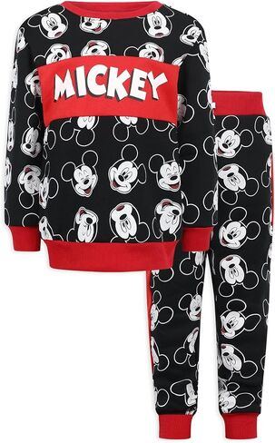 Disney Mickey Mouse Boys Sweatshirt and Pants Set for Toddler and Little Kids in Saudi Arabia