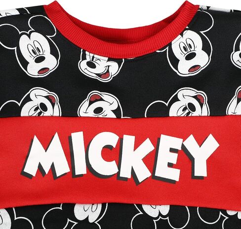 Disney Mickey Mouse Boys Sweatshirt and Pants Set for Toddler and Little Kids in Saudi Arabia