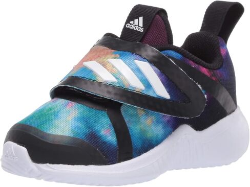 adidas Unisex-Kid's Fortarun X Running Shoe, Black/White/Black, 11K M US Little Kid in Kuwait