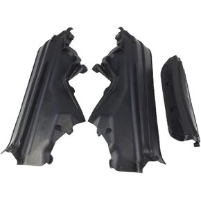MUNIK Engine Compartment Partition Panel Compatible with BMW X5 X6 3.0si 4.8i M xDrive35i xDrive40i xDrive50i Replace# 51717169419 51717169420 51717169421