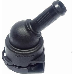 NW12 Coolant Hose Connector Adapter,Radiator Pipe Line Fitting for Mercedes-Benz BMW Audi Volkswagen Chevrolet Volvo Buick,Engine Heater Hose Assembly Junction Flange Repair Kit Threaded 45 Degree