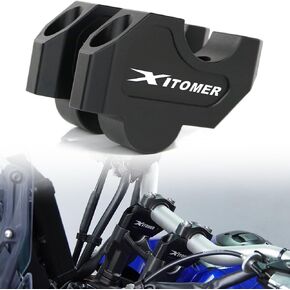 Riseers المقود Xitomer متوافق مع Tenere 700 XTZ690 2019-2024 ، Tenere 700 World Raid 2022-2024 ، Tenere 700 Rally Edition 2020-2024 إزاحة مقابض رفعت ارتفاعها إلى الوراء.