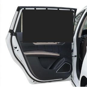 Car Window Shades, 2 PCS Magnetic Side Window Sun Shades, 100% Block Light for Breastfeeding, Taking a nap, Changing Clothes, Camping