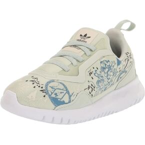 حذاء adidas Originals Flex الرياضي، شبه شمسي وردي/أبيض/شبه شمسي وردي، 5.5 US للجنسين للأطفال الكبار in Kuwait