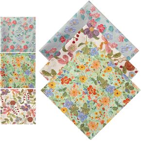 Bandanas for Women Cotton Head Kerchiefs Floral Hair Bandanas Hair Scarfs Headband Scarf for Hair-Style 20"×20"