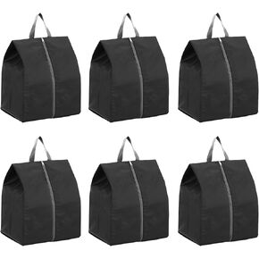 cobee 6PCS Large Shoe Bags for Travel, Waterproof Travel Shoe Bag for Size 10 Shoe Storage Bag with Zipper Portable Shoe Pouch Shoe Organizer Bag with Handle for Men Women Travel or Home Storage