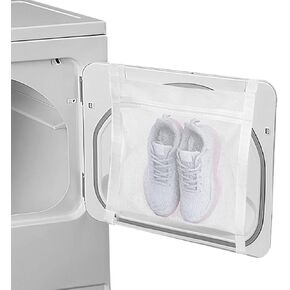 Shoe Drying Bag, Reusable Sneaker Drying Mesh Bags, Laundry Bag for Dryings Shoes, with Zipper Strap for Washing Machine, Shoes, Clothing, for Most Dryers Door(COLOR:white)