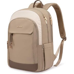 LoveVook Laptop Backpack for Women ، 15.6 بوصة مضادة للسرقة ، حقائب الظهر الكلية مع مقصورة كمبيوتر محمول ، حزمة كبيرة من اليومية لأجهزة الكمبيوتر السوداء المقاومة للماء للعمل الأساسي